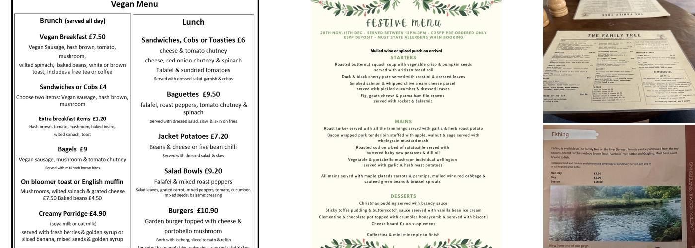 The Family Tree Menu