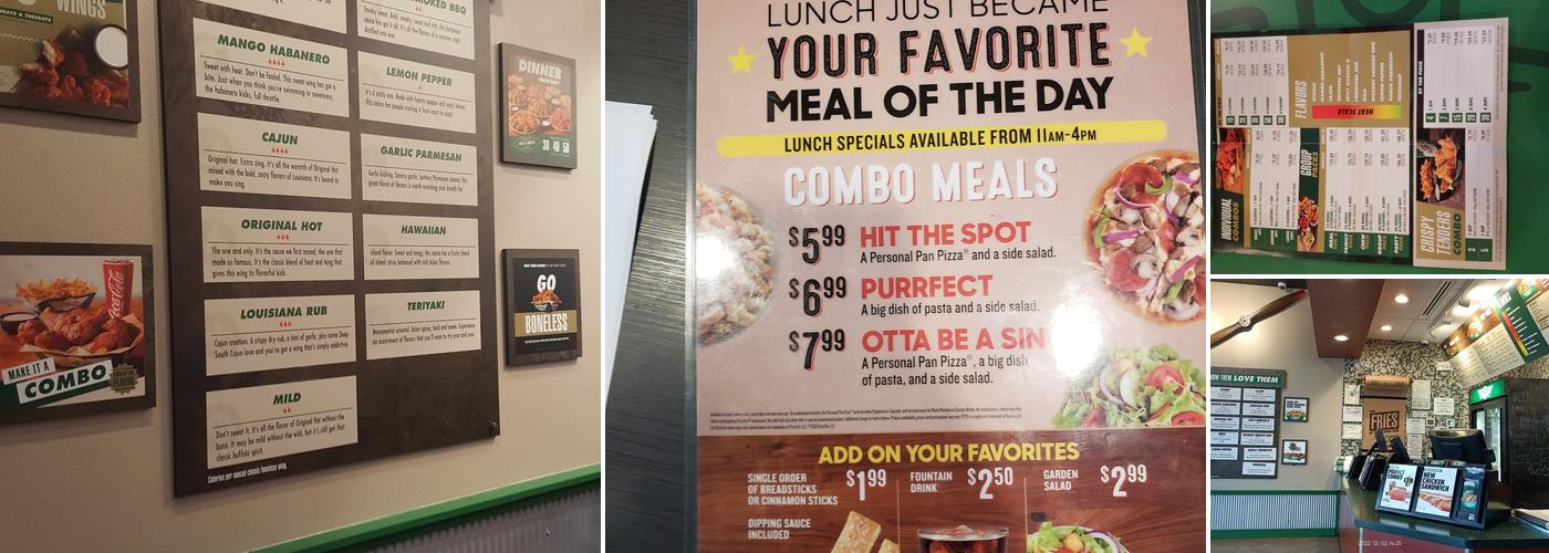 Wingstop Menu