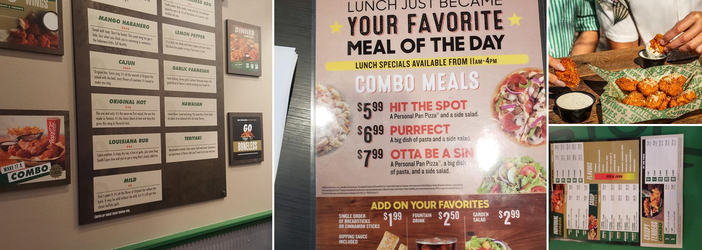 Wingstop Menu