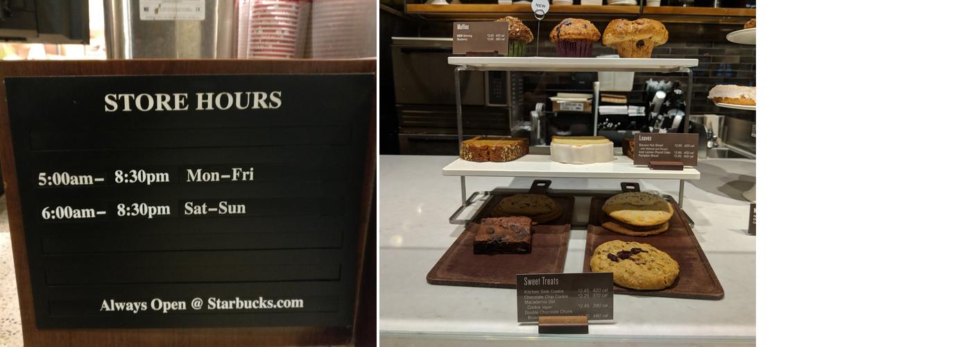 Starbucks Menu