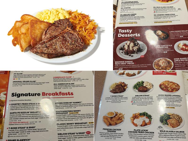 Denny's Restaurant Menu