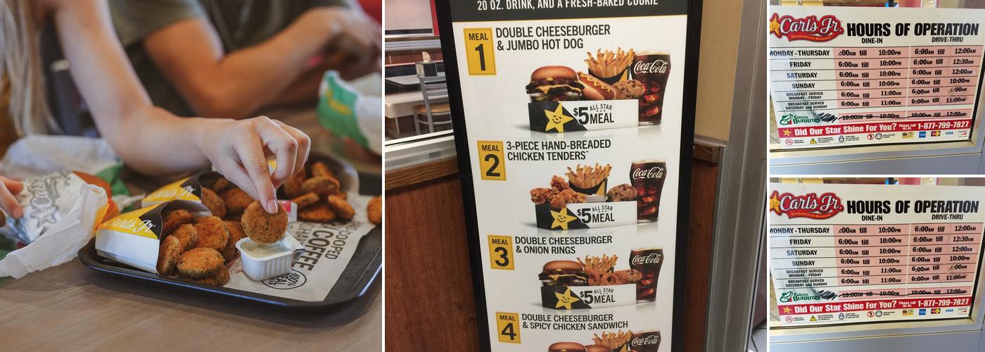 Carl’s Jr. Menu