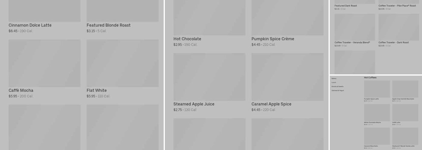 Starbucks Menu