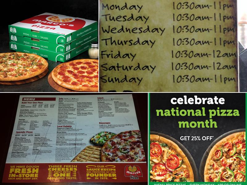 Marco's Pizza Menu
