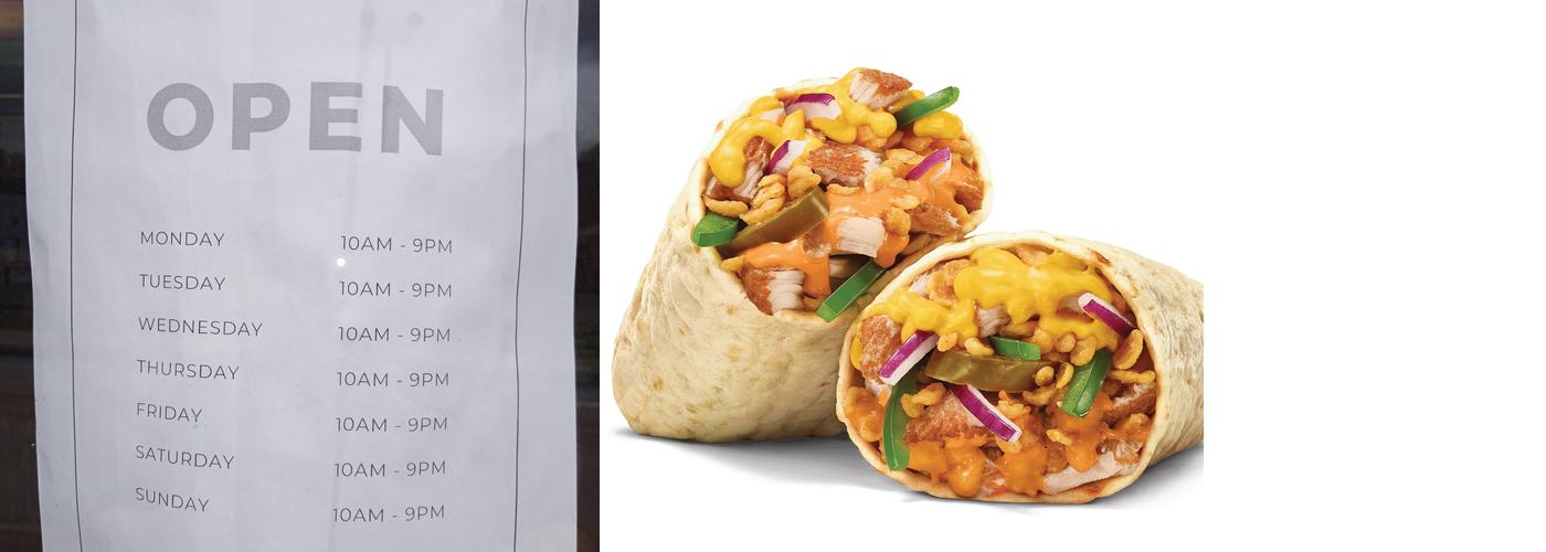 Subway Menu