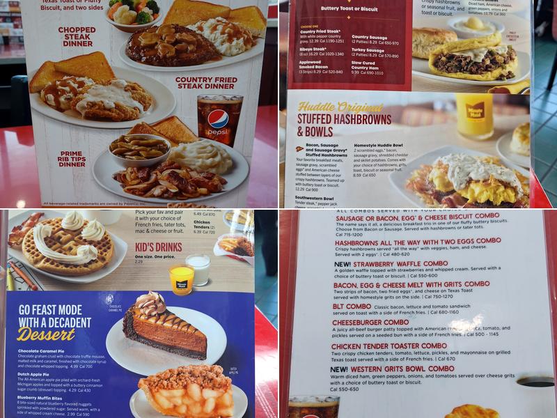 Huddle House Menu