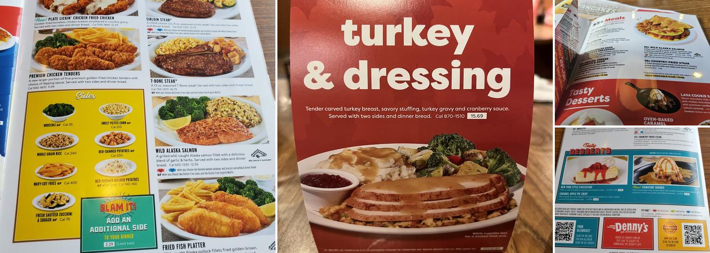 Denny's Menu