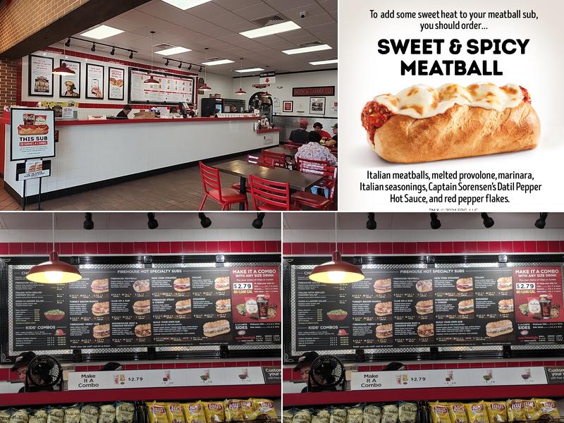 Firehouse Subs Grovetown Menu