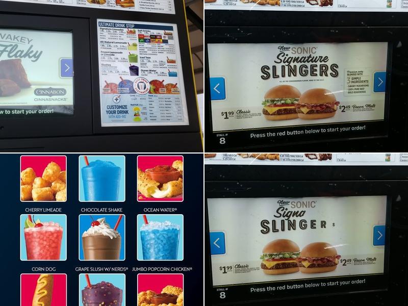 Sonic Drive-In Menu