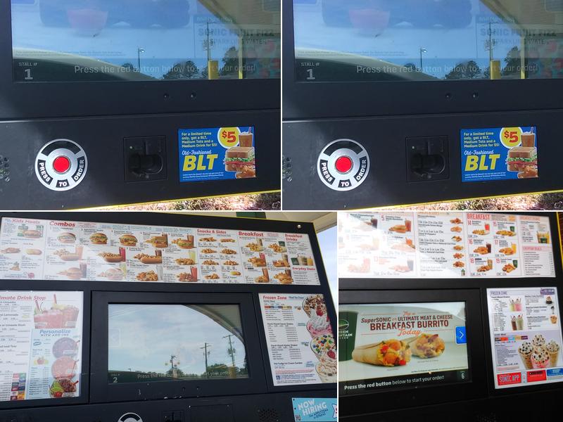 Sonic Drive-In Menu