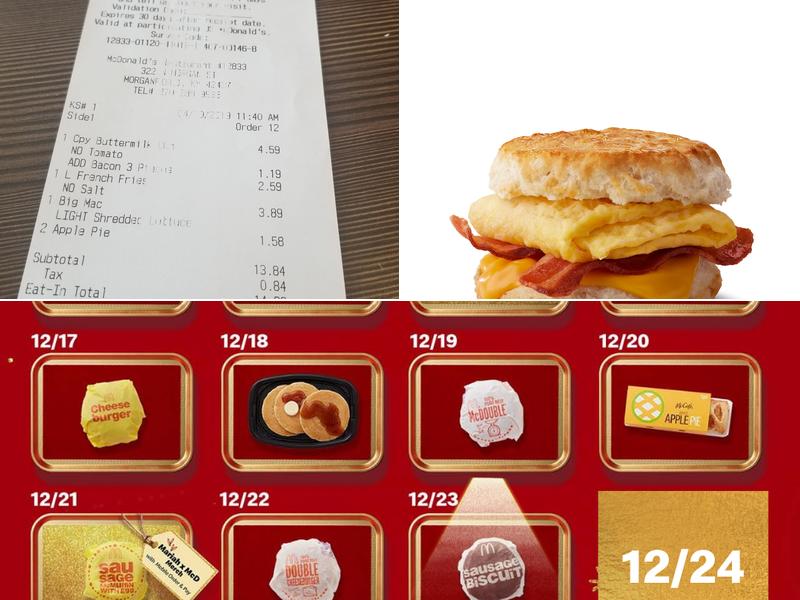 McDonald's Menu