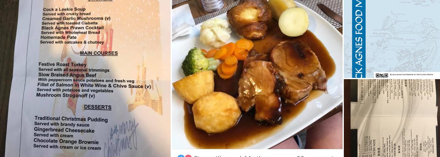 The Black Agnes Gastropub Menu