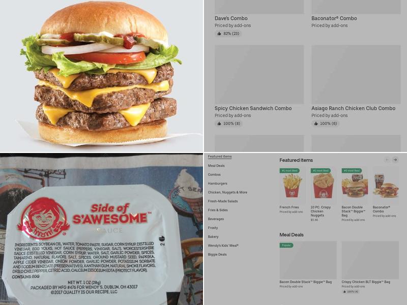 Wendy's Menu