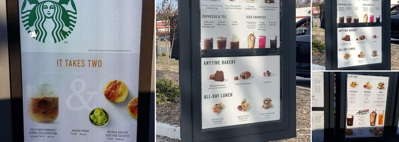 Starbucks Menu