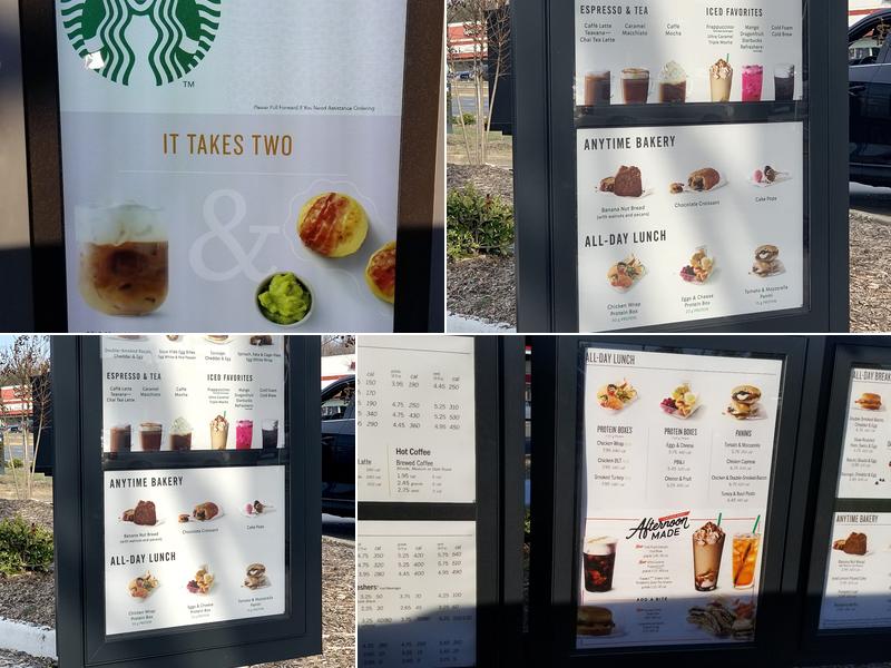 Starbucks Menu