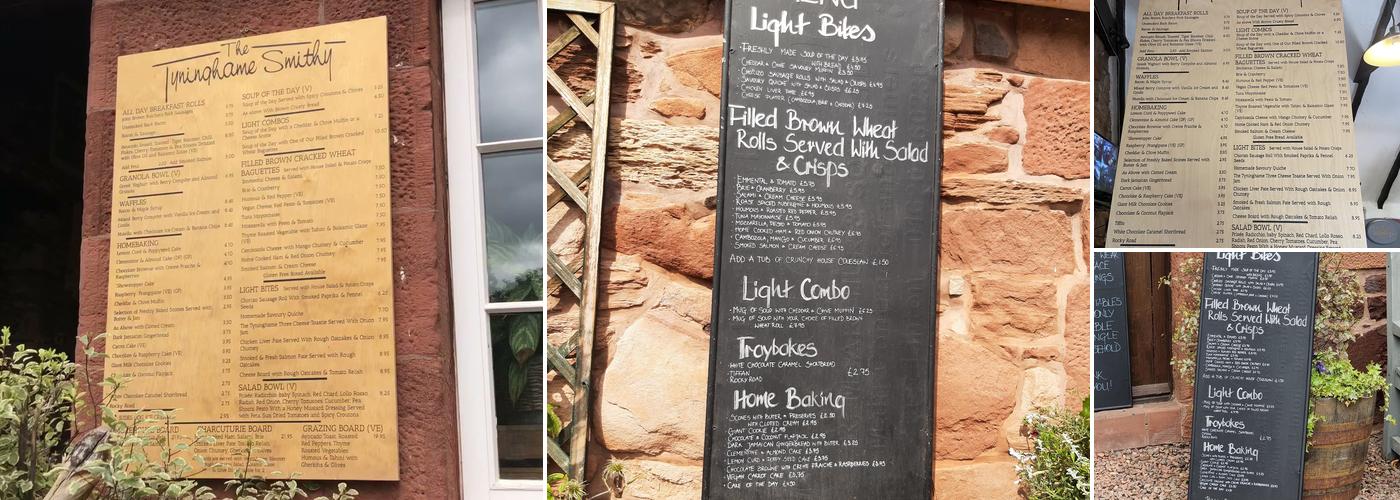 Tyninghame Country Store Menu