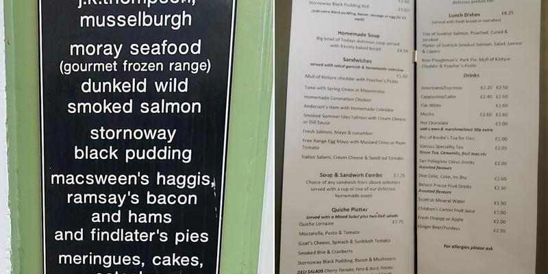 JP's Deli and Cafe Menu