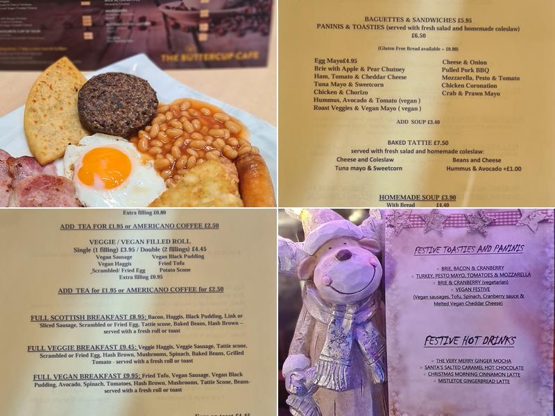 Buttercup Cafe North Berwick Menu