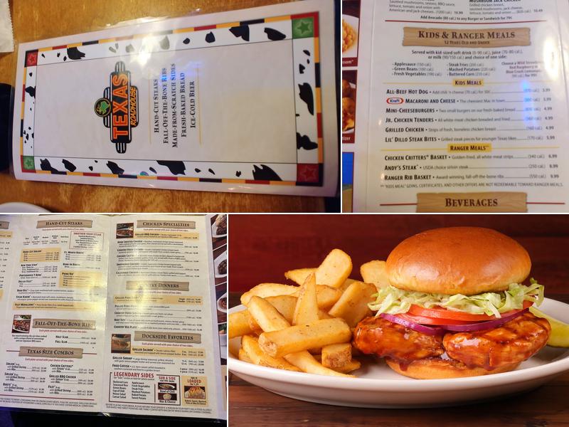 Texas Roadhouse Menu