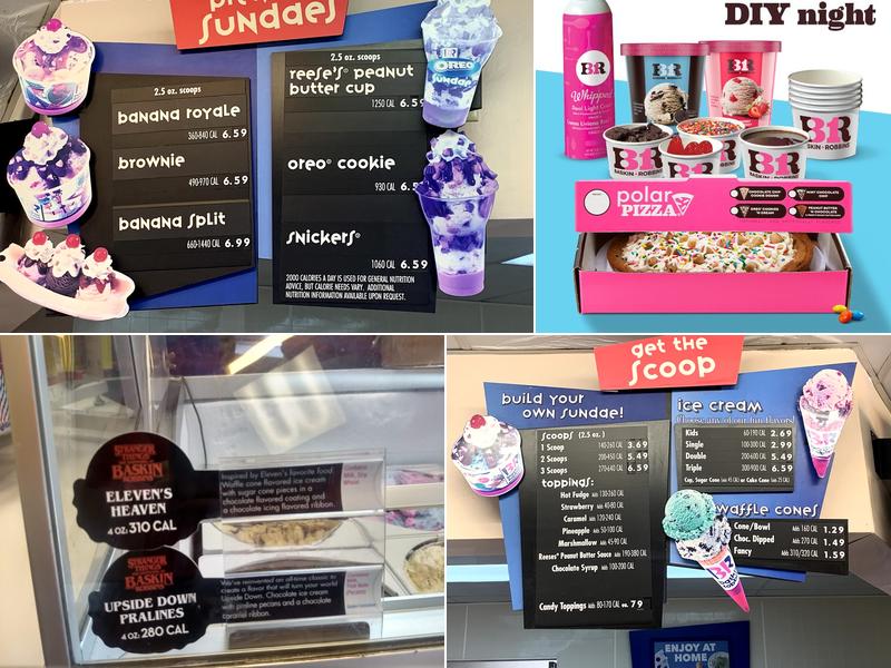Baskin-Robbins Menu