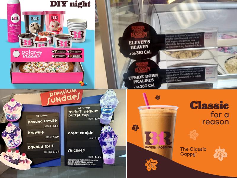 Baskin-Robbins Menu