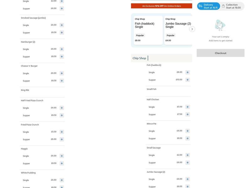 Super Fry Takeaway Menu