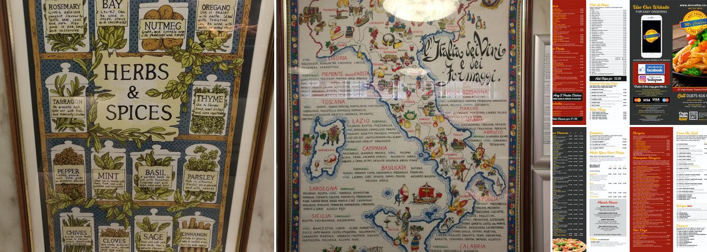 Mr Crollas Takeaway Menu