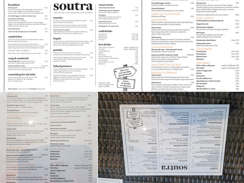 Soutra Menu