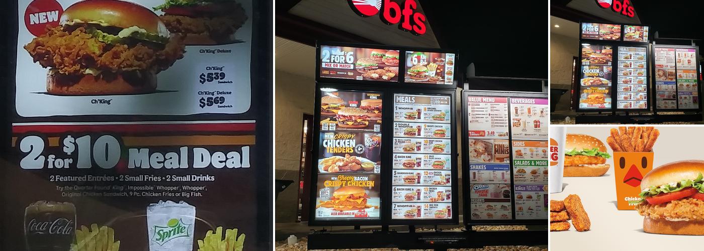 Burger King Menu