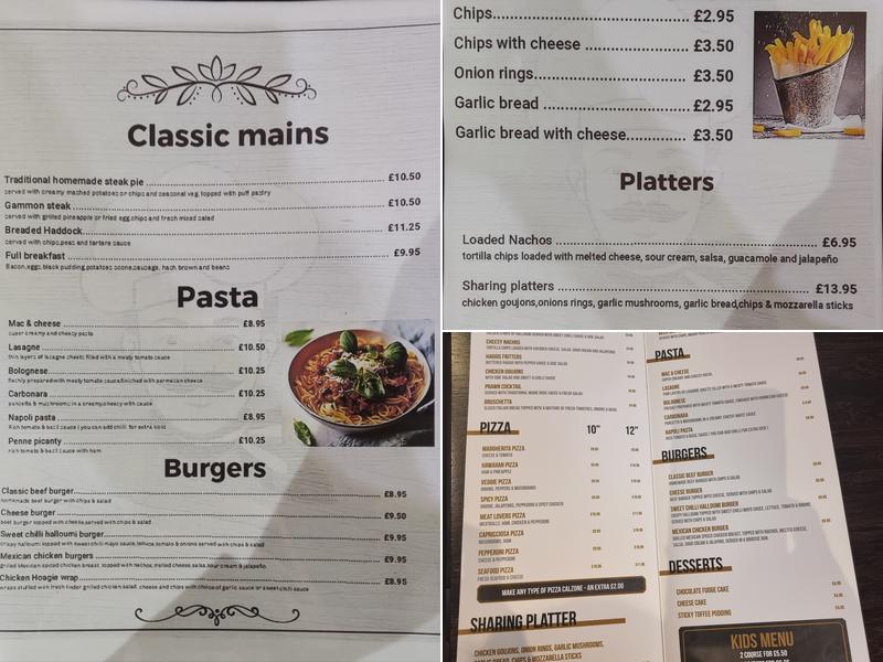 The Salters Inn Menu