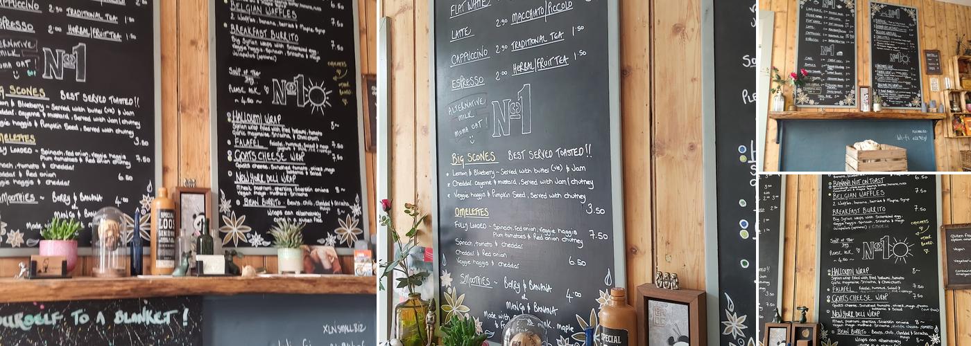 No1 Peebles Road Menu