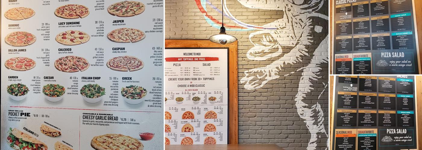 MOD Pizza Menu