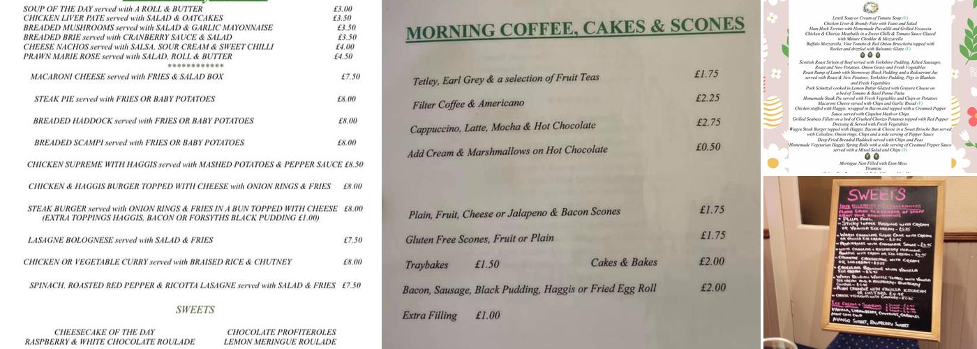 Green Tree Hotel Menu