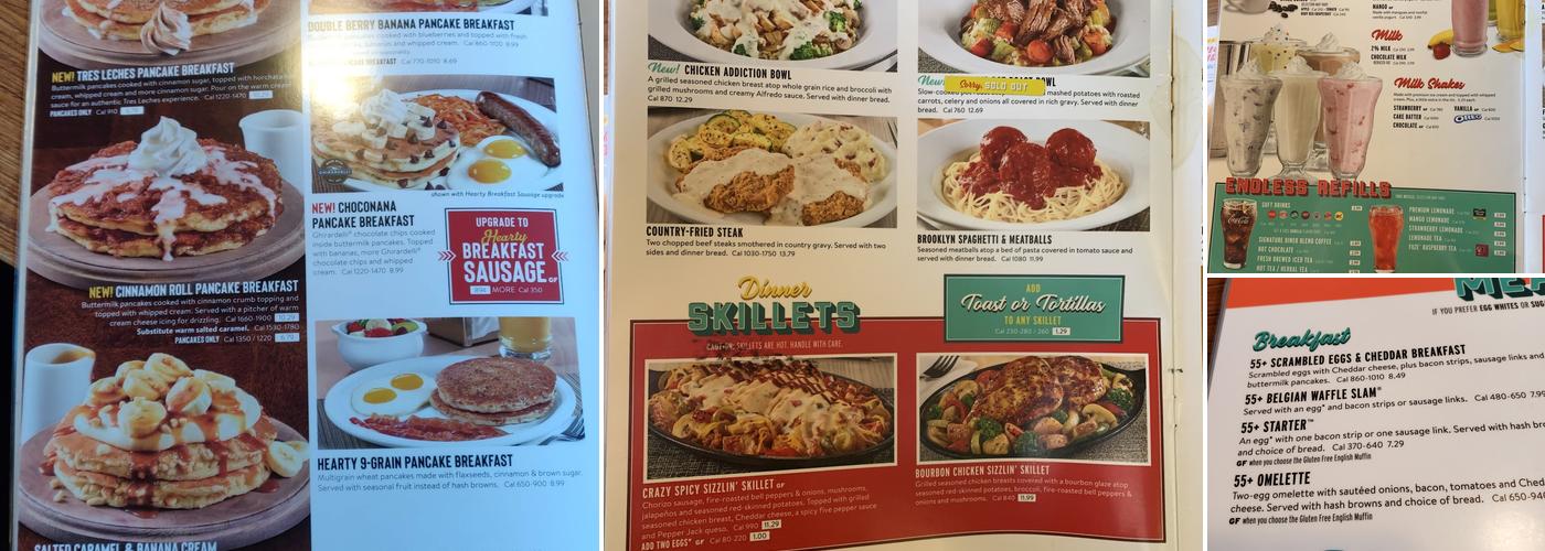 Denny's Menu