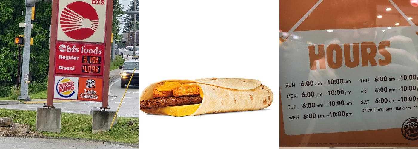 Burger King Menu