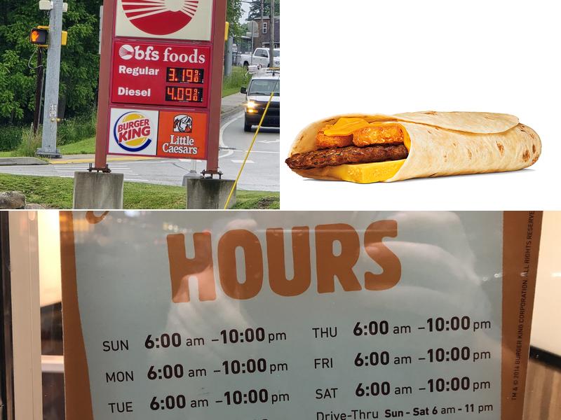 Burger King Menu