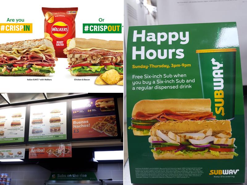 Subway Menu