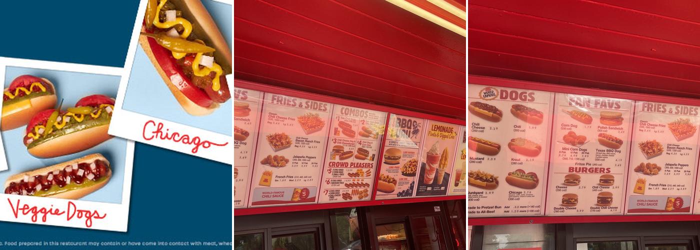 Wienerschnitzel Menu