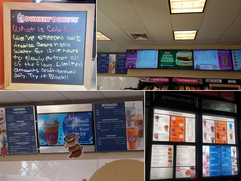 Dunkin' Menu