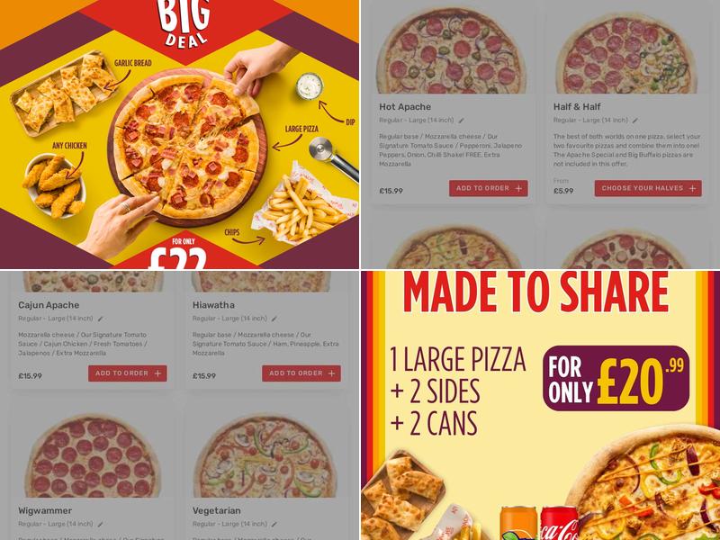 Apache Pizza Strabane Menu