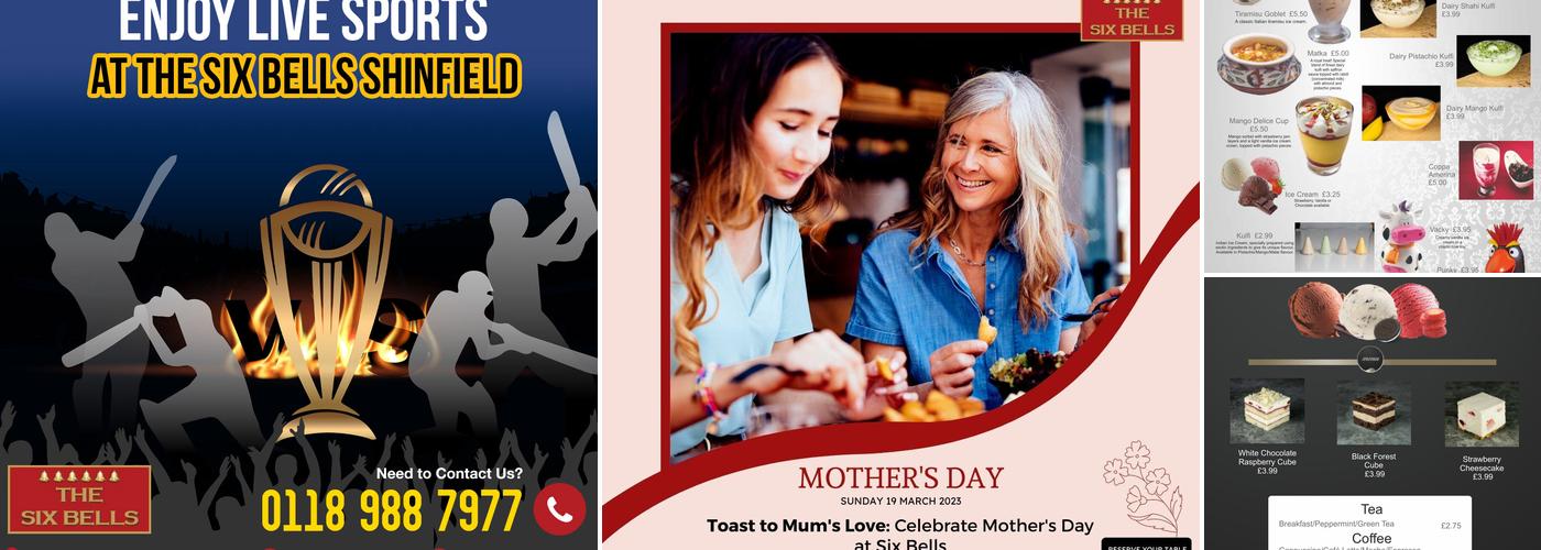 The Six Bells Shinfield Menu