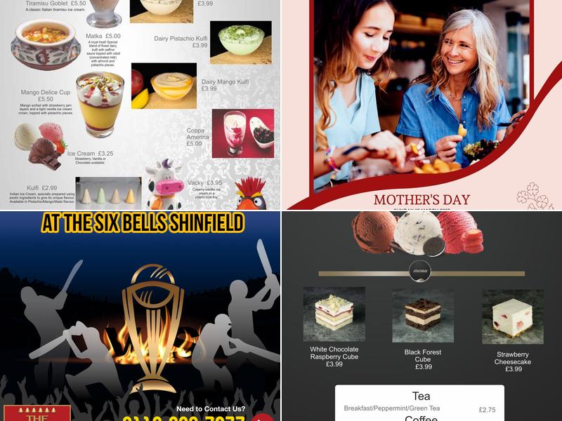 The Six Bells Shinfield Menu