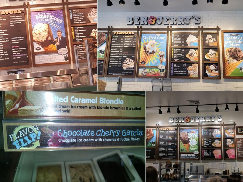 Ben & Jerry’s Menu