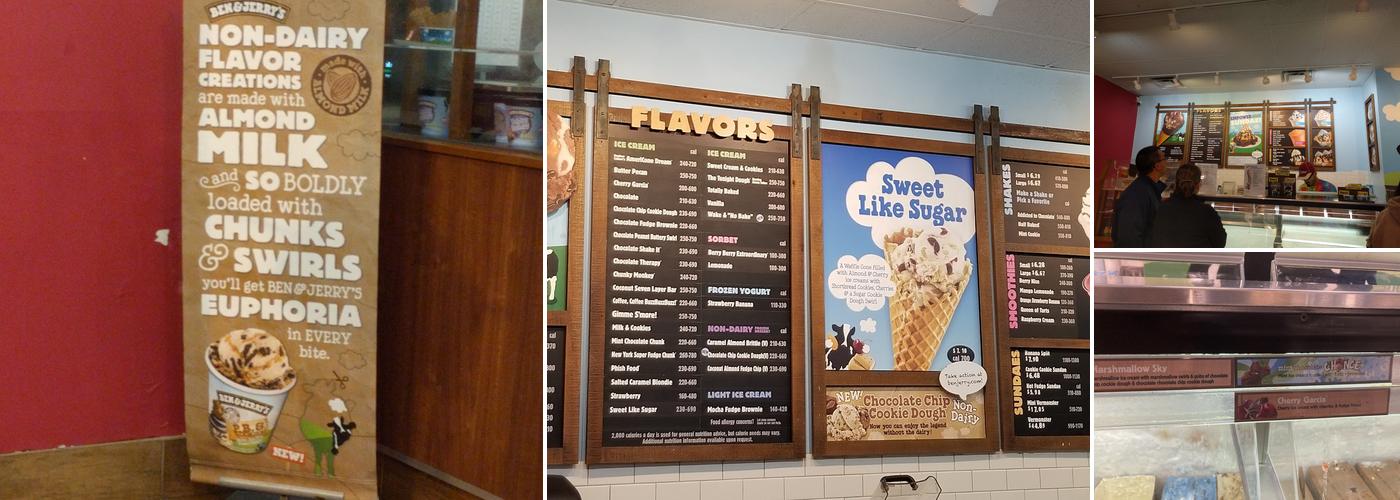 Ben & Jerry’s Menu
