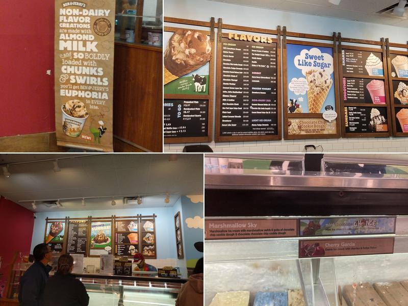 Ben & Jerry’s Menu