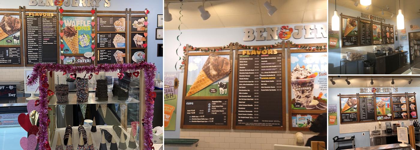 Ben & Jerry’s Menu