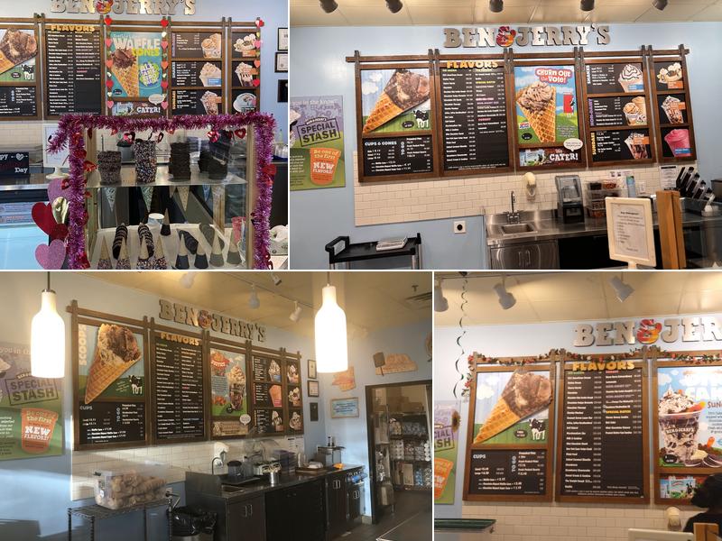 Ben & Jerry’s Menu