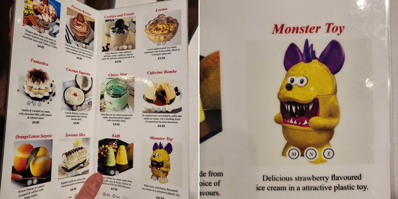 Mahek Indian Restaurant Menu