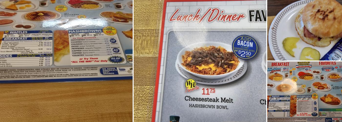 Waffle House Menu