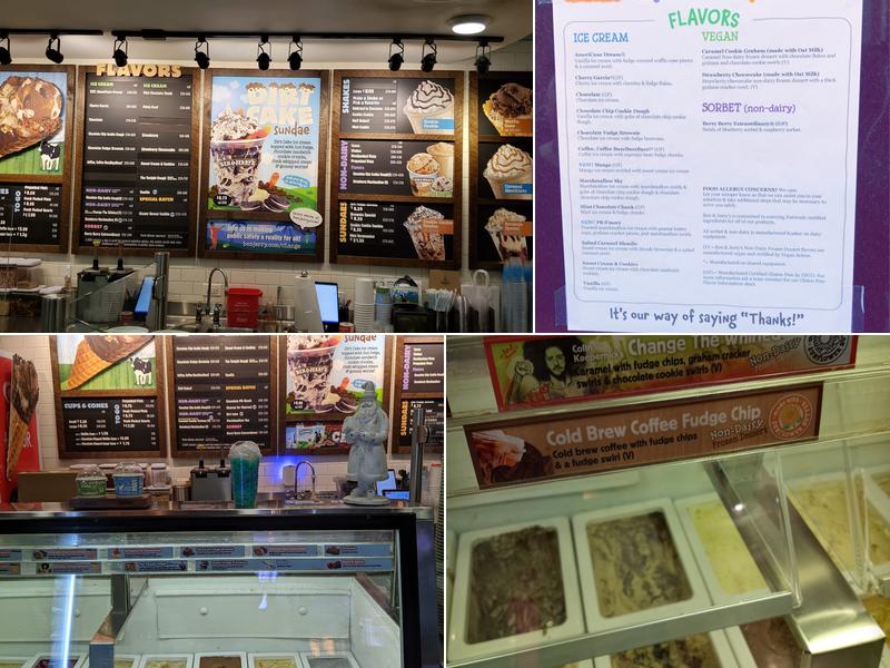 Ben & Jerry’s Menu
